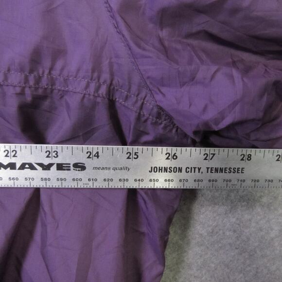 Vintage Eddie Bauer EBTEK Jacket Mens XL Purple Pullover Anorak Windbreaker 90s - Picture 8 of 11